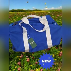 Halara Blue Duffel Bag Gym Bag New Men Women Youth